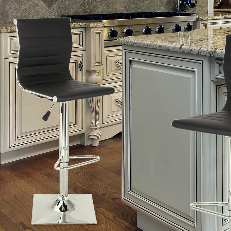 AdecoTrading Adjustable Height Swivel Bar Stool & Reviews Wayfair